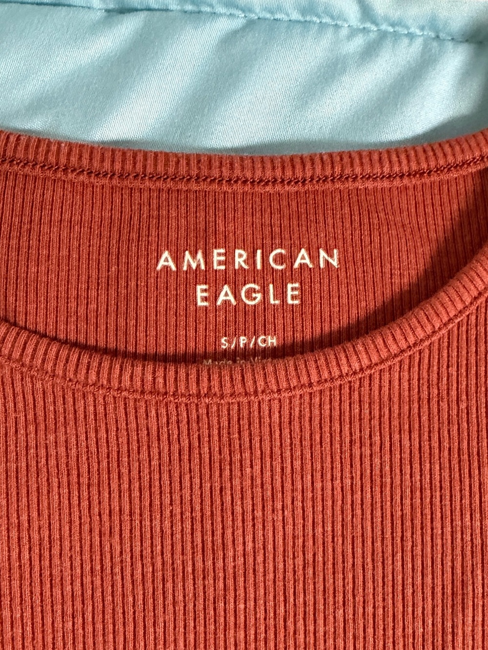 American Eagle Ribbed Tee - Picture 3 of 3